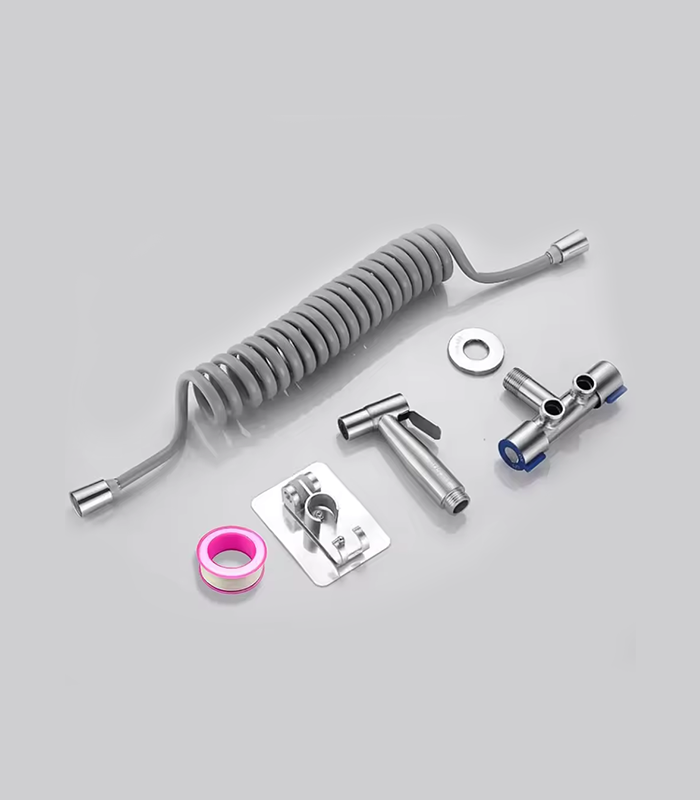 Toilet bidet hose set